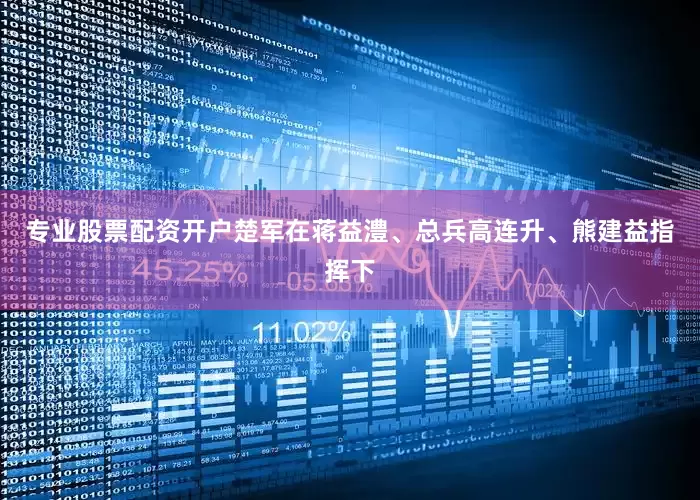 专业股票配资开户楚军在蒋益澧、总兵高连升、熊建益指挥下
